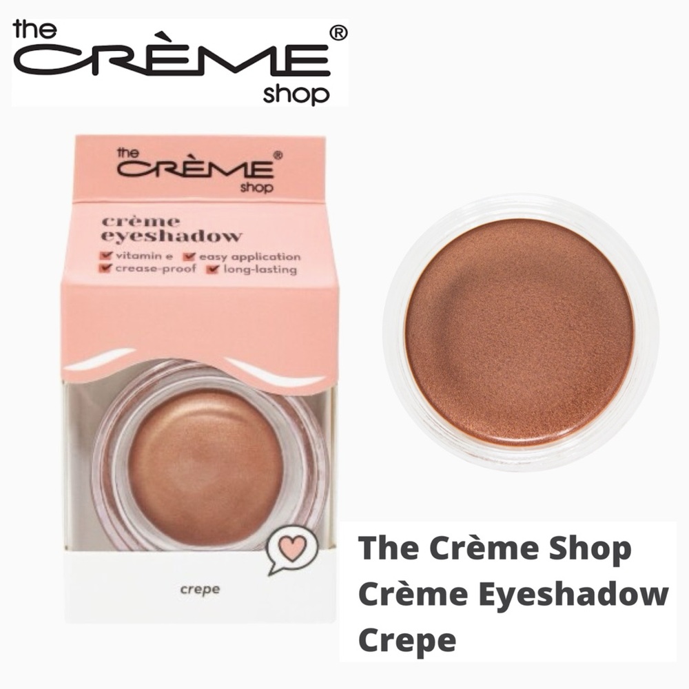 The Crème Shop 🤎  Crème Butter Eyeshadow with Vitamin E • Crepe